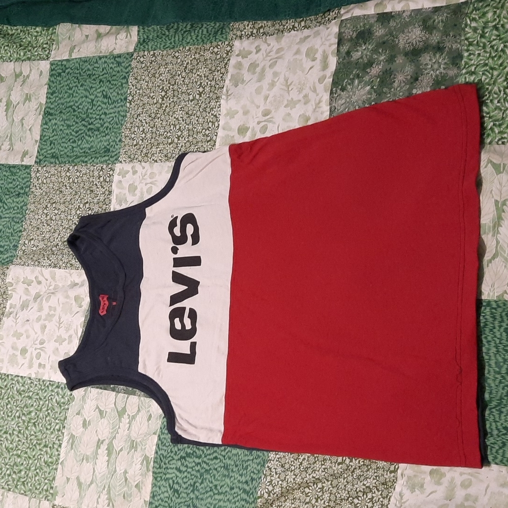 Red White and Blue Levi's Tank Top